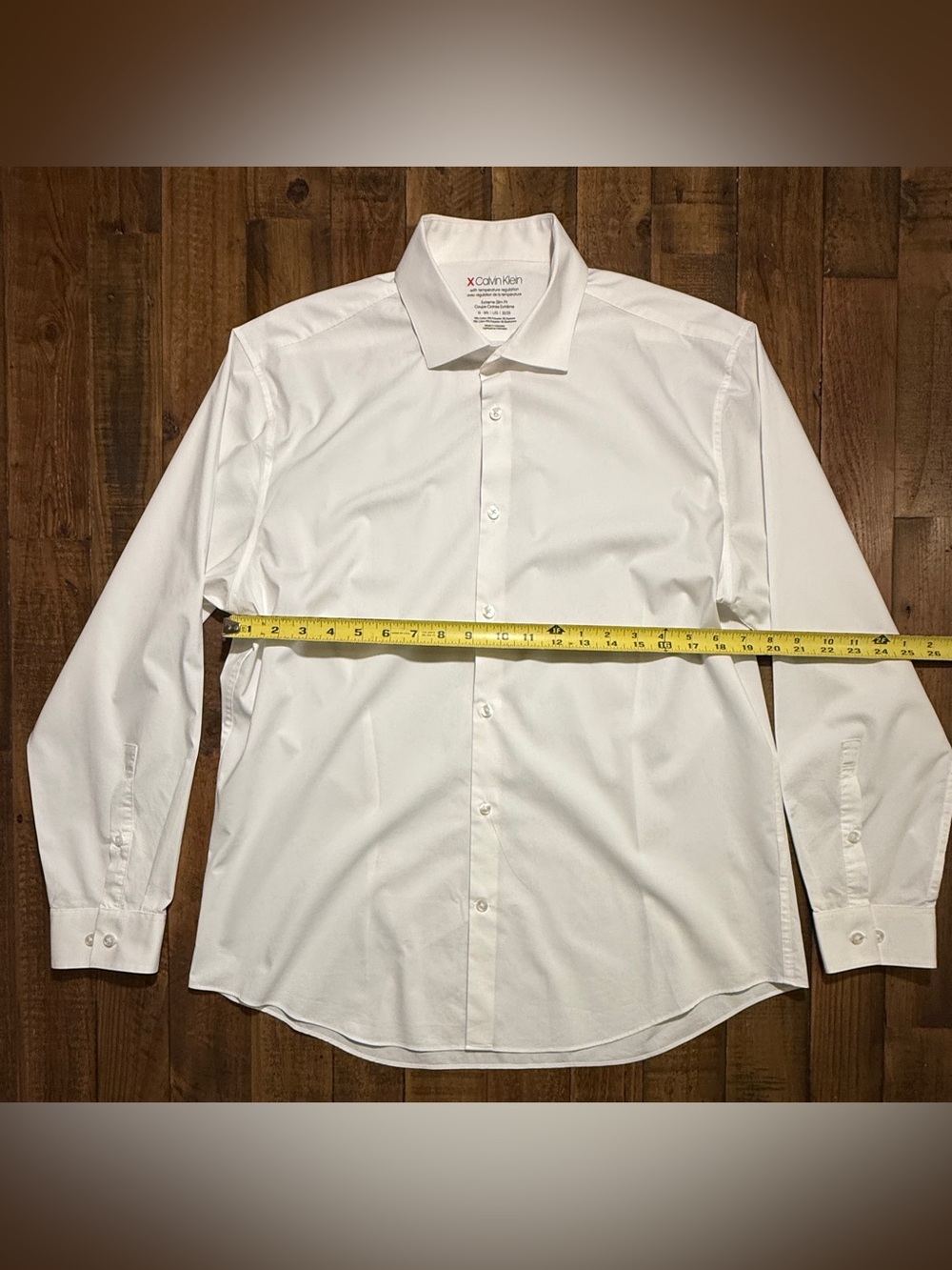 Calvin Klein Men’s Extreme Slim Fit Dress Shirt – Large 16–16.5 / 32–33 - Picture 3 of 10